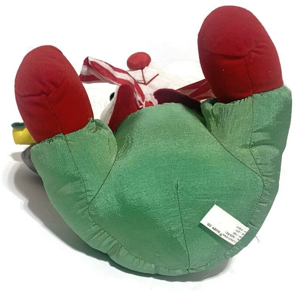 International Silver Company Christmas Mouse With Cheese Plush 12" Tall Sitting - Picture 8 of 8